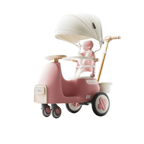 Bebehaha Rocking Stroller Baby Ride On Pink MN042