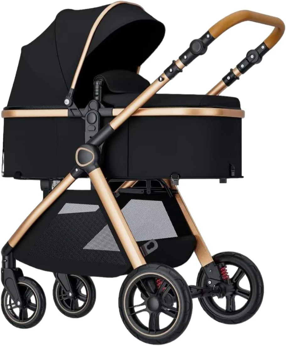 Belecoo Baby Stroller Black X1-D/S5167 - Image 2