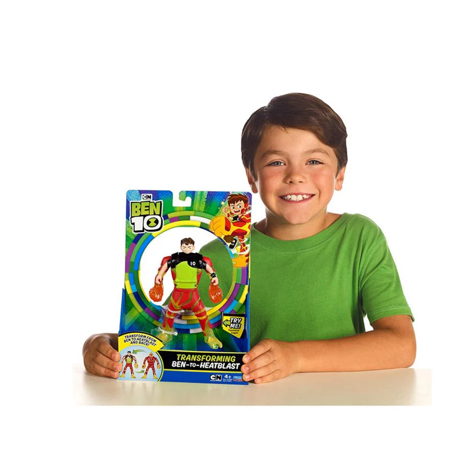 Ben10 Ben-to-Heatblast Transforming Action Figure 76690E - Image 3