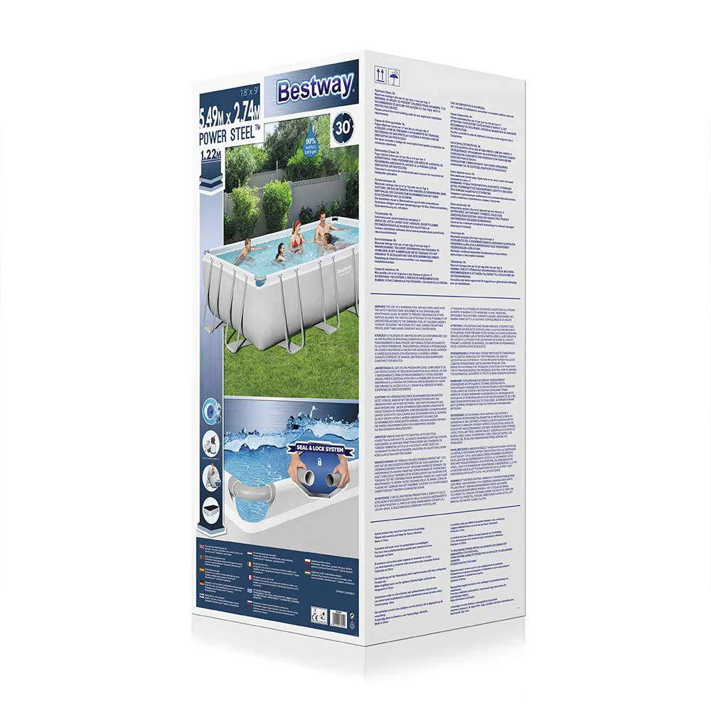 Bestway Above Ground Frame Pool Rectangular 5.49mx2.74mx1.22m 56466 - Image 8