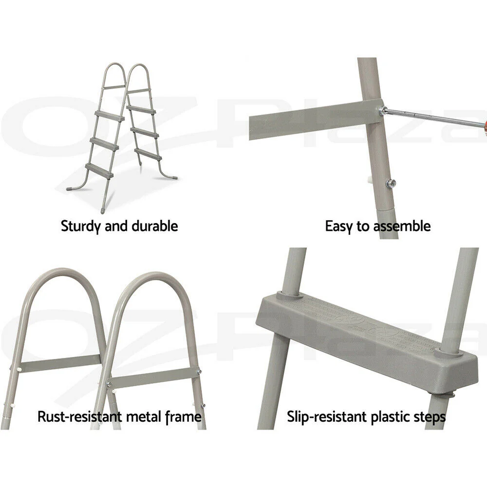 Bestway Above Ground Pool Ladder with Removable Steps 42 inch 58335 - Image 2