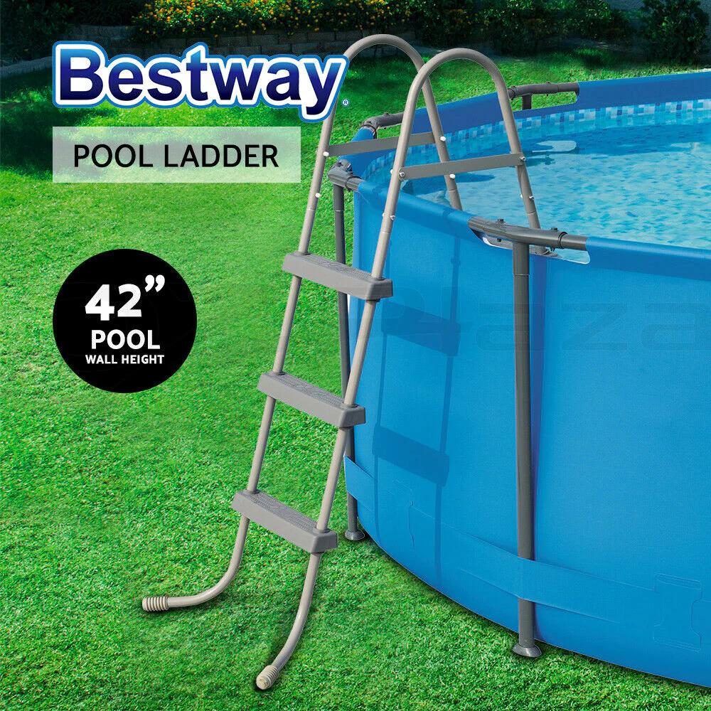 Bestway Above Ground Pool Ladder with Removable Steps 42 inch 58335 - Image 5