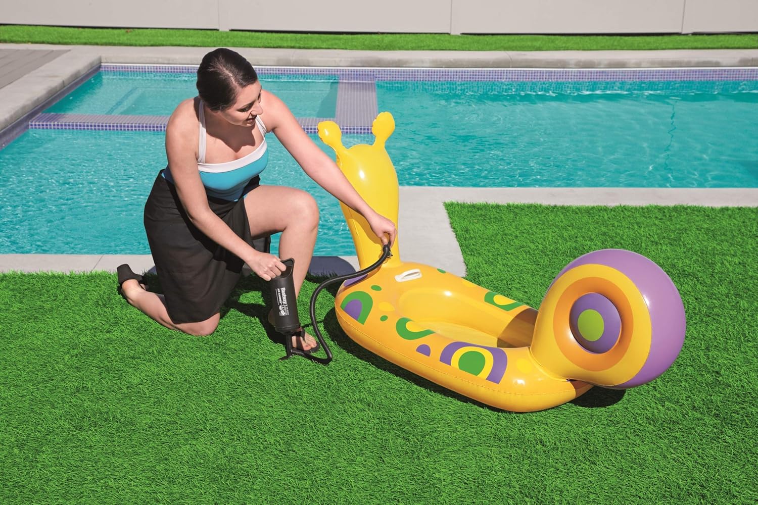 Bestway Baby Snail Float Inflatable Boats 64x26 inch 34102 - Image 3