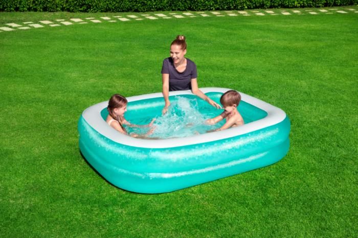 Bestway Blue Rectangular Family Pool 2.01mx1.50mx51cm 54005 - Image 2