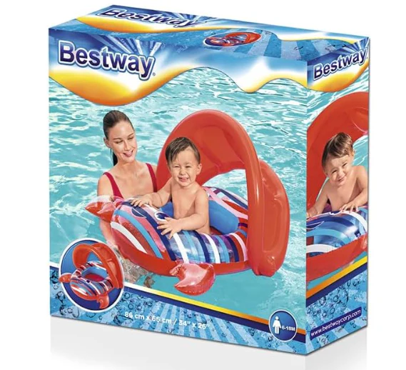 Bestway Crab Baby Boat 86cmx66cm 34125