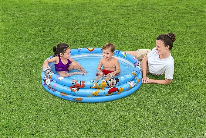 Bestway Disney Mickey Mouse 3-Ring Pool 48x10 inch 91007 - Image 4