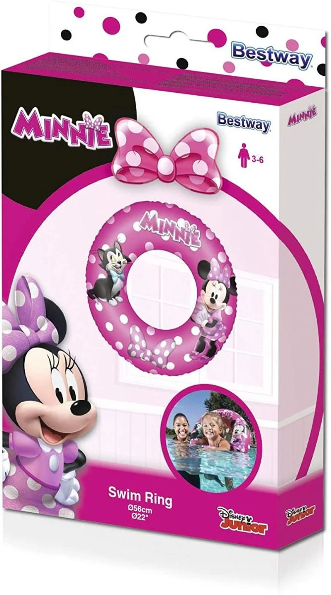 Bestway Disney Minnie Swim Ring 56cm 91040 - Image 2
