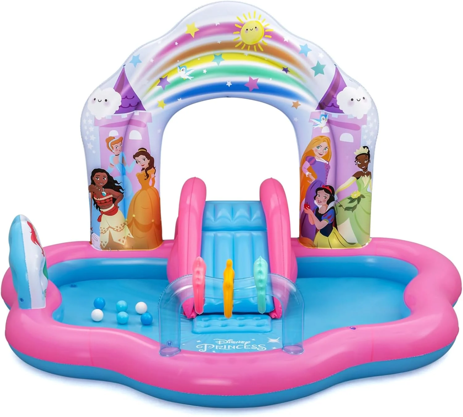 Bestway Disney Princess Play Center Enchanted World 221 x 193 x 140cm 9103Y - Image 7