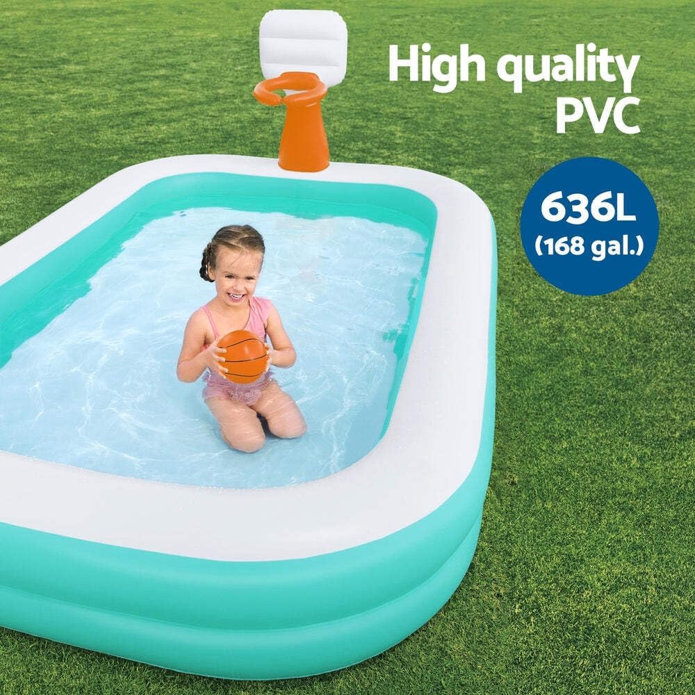 Bestway Dunk N' Splash with Basketball Hoops Family Pool 2.51 x 1.68 x 1.02m 54445 - Image 5