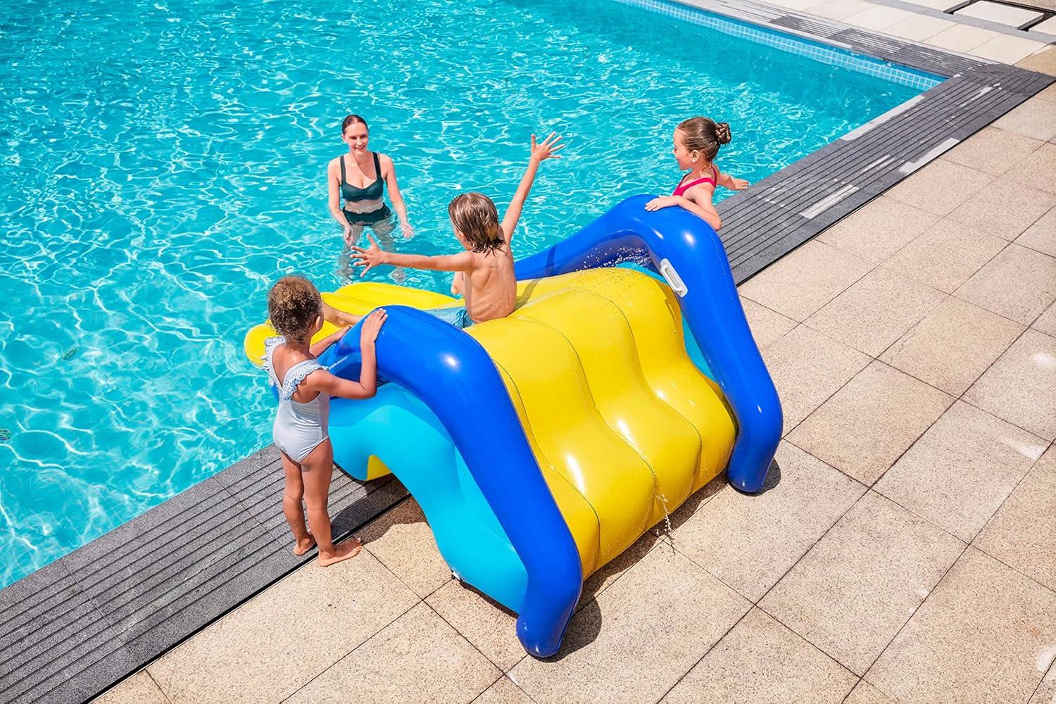 Bestway Extra-Wide Pool Slide 2.47m x 1.24m x 1m 52453 - Image 8