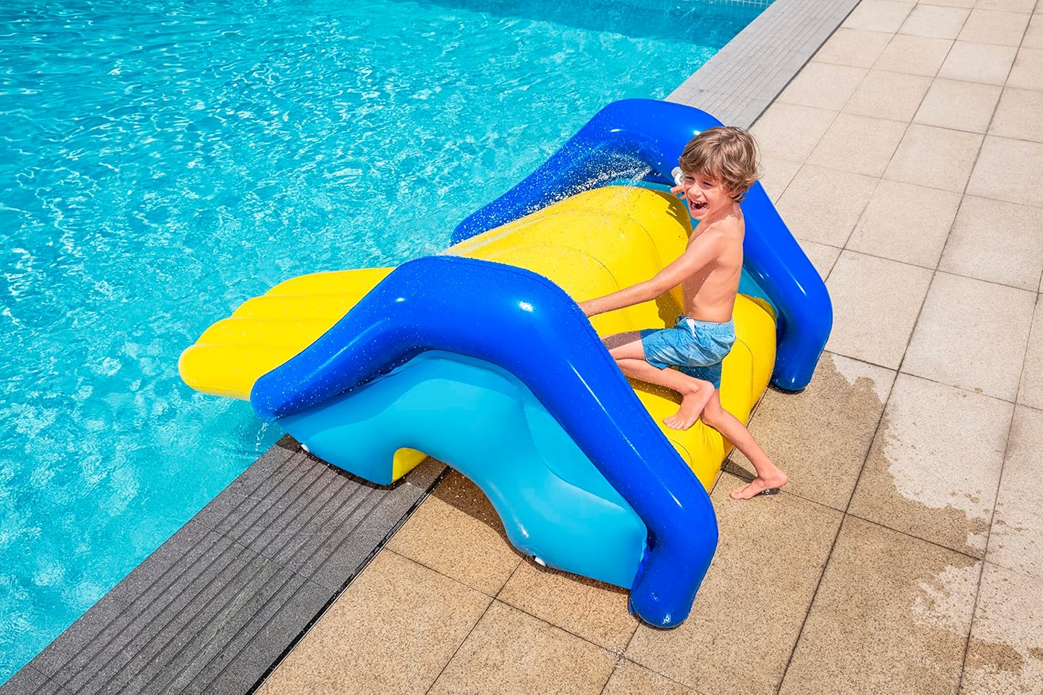 Bestway Extra-Wide Pool Slide 2.47m x 1.24m x 1m 52453 - Image 9