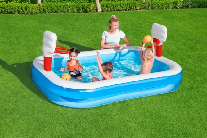 Bestway Family Pool Basketball 251 x 168 x 102 cm 54122 - Image 2
