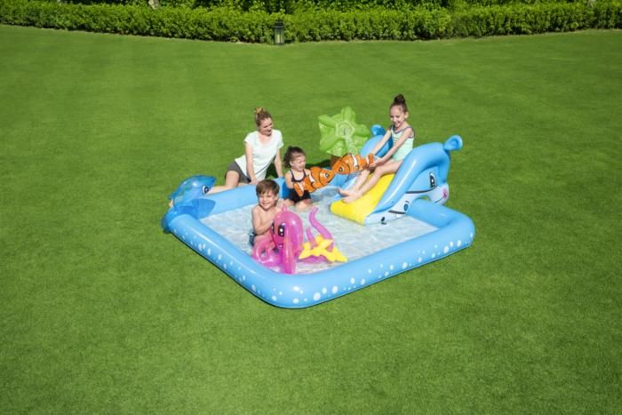 Bestway Fantastic Aquarium Play Pool 2.39m x 2.06m x 86cm 53052 - Image 3