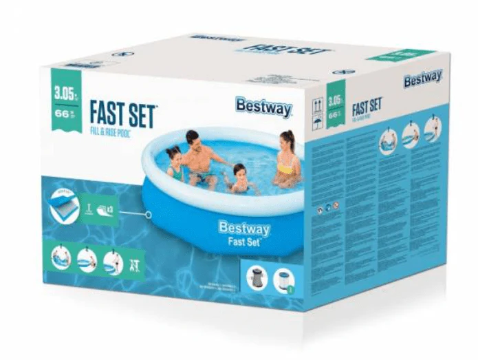 Bestway Fast Set Fill & Rise Pool 3.05mx66cm 57458