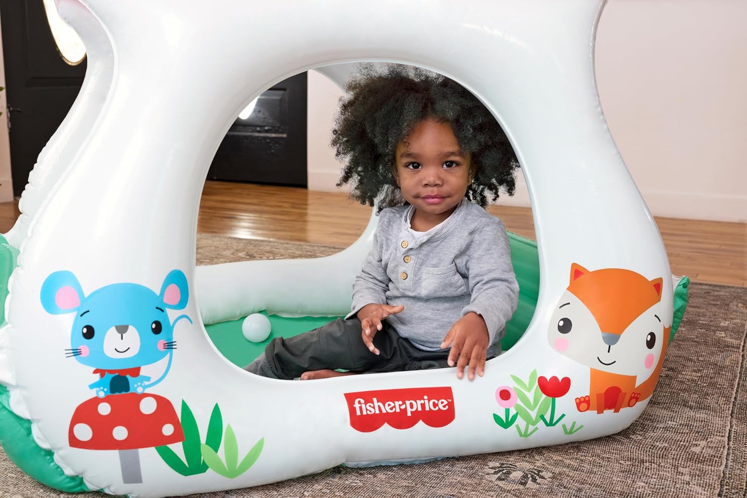 Bestway Fisher-Price Merry Mushroom Ball Pit 107 x 97 x 110cm 93570 - Image 6