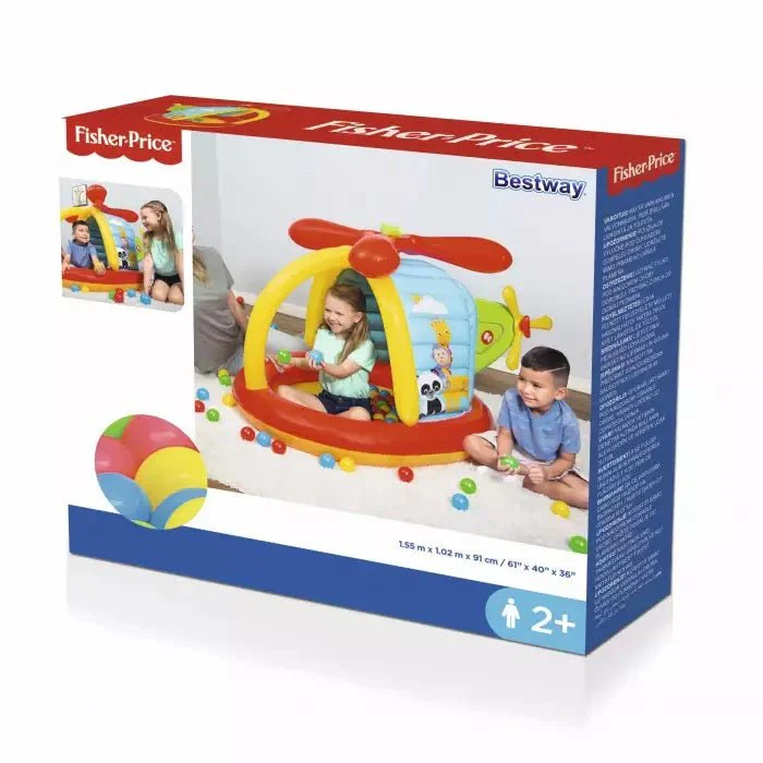 Bestway Fisher-Price Play Center Ball Pit Helicopter 155 x 102 x 91 cm 93538