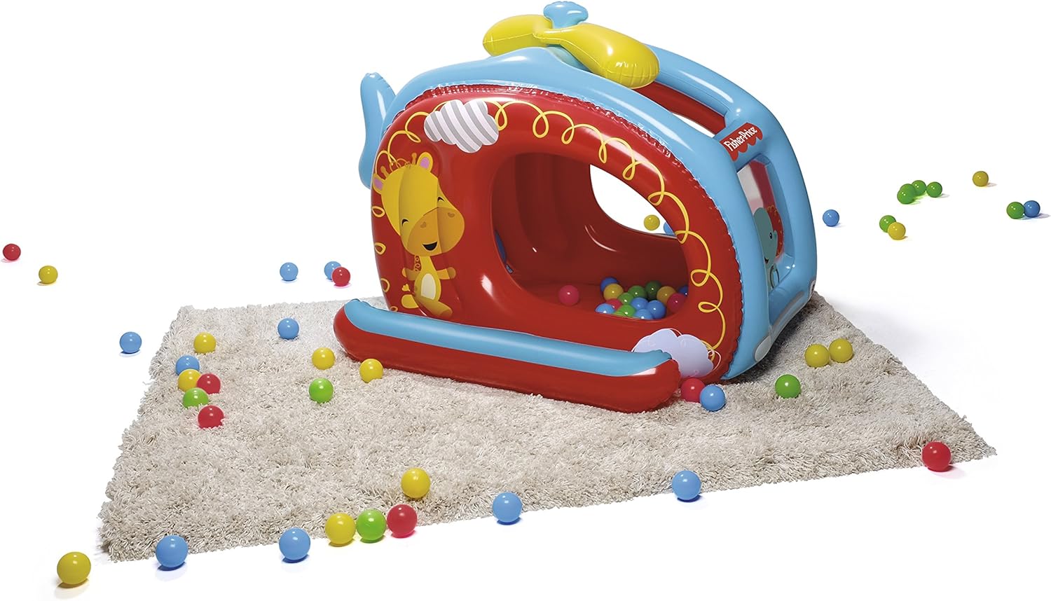 Bestway Fisherprice Ball Pit Helicopter 137 x 112 x 97cm 93502 - Image 2