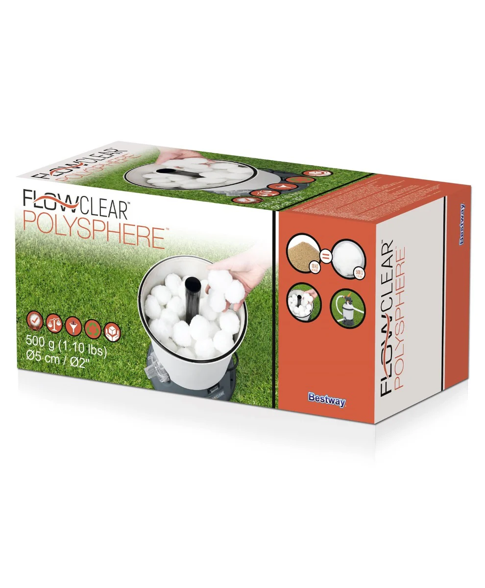 Bestway Flowclear Polysphere Filtration Balls 500 Grams 58475 - Image 2
