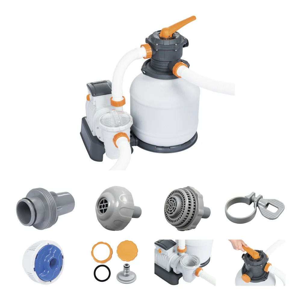 Bestway Flowclear Sand Filter Pump 2200gal 58499 - Image 2