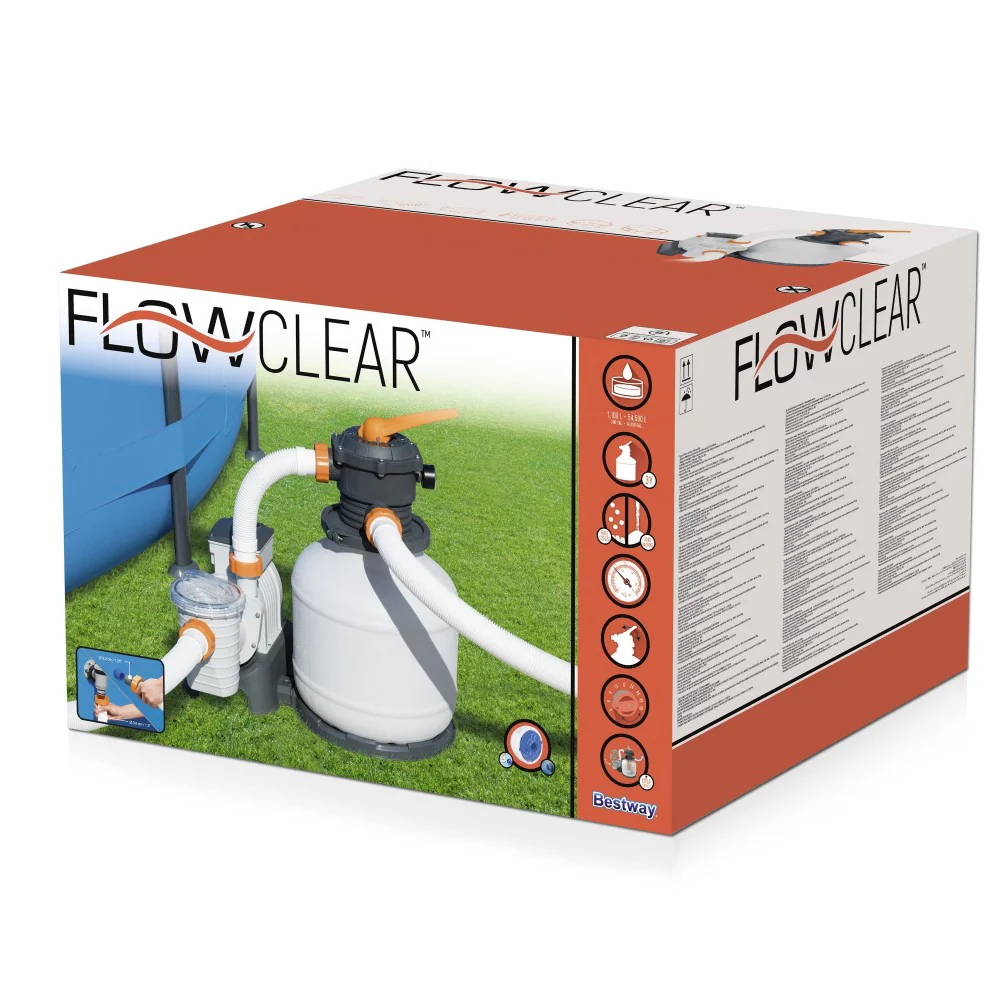 Bestway Flowclear Sand Filter Pump 2200gal 58499 - Image 7