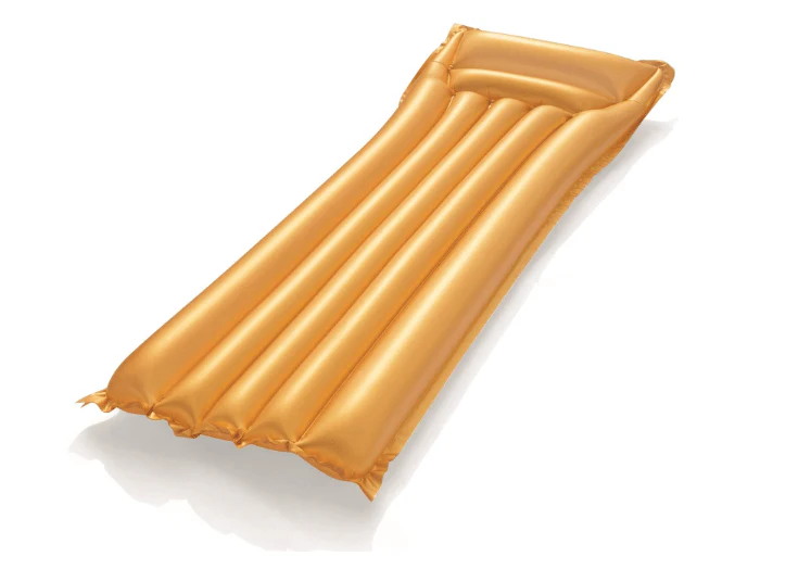 Bestway Inflatable Lilo Gold Swim Mat Swimming Pool 1.83mx69cm 44044