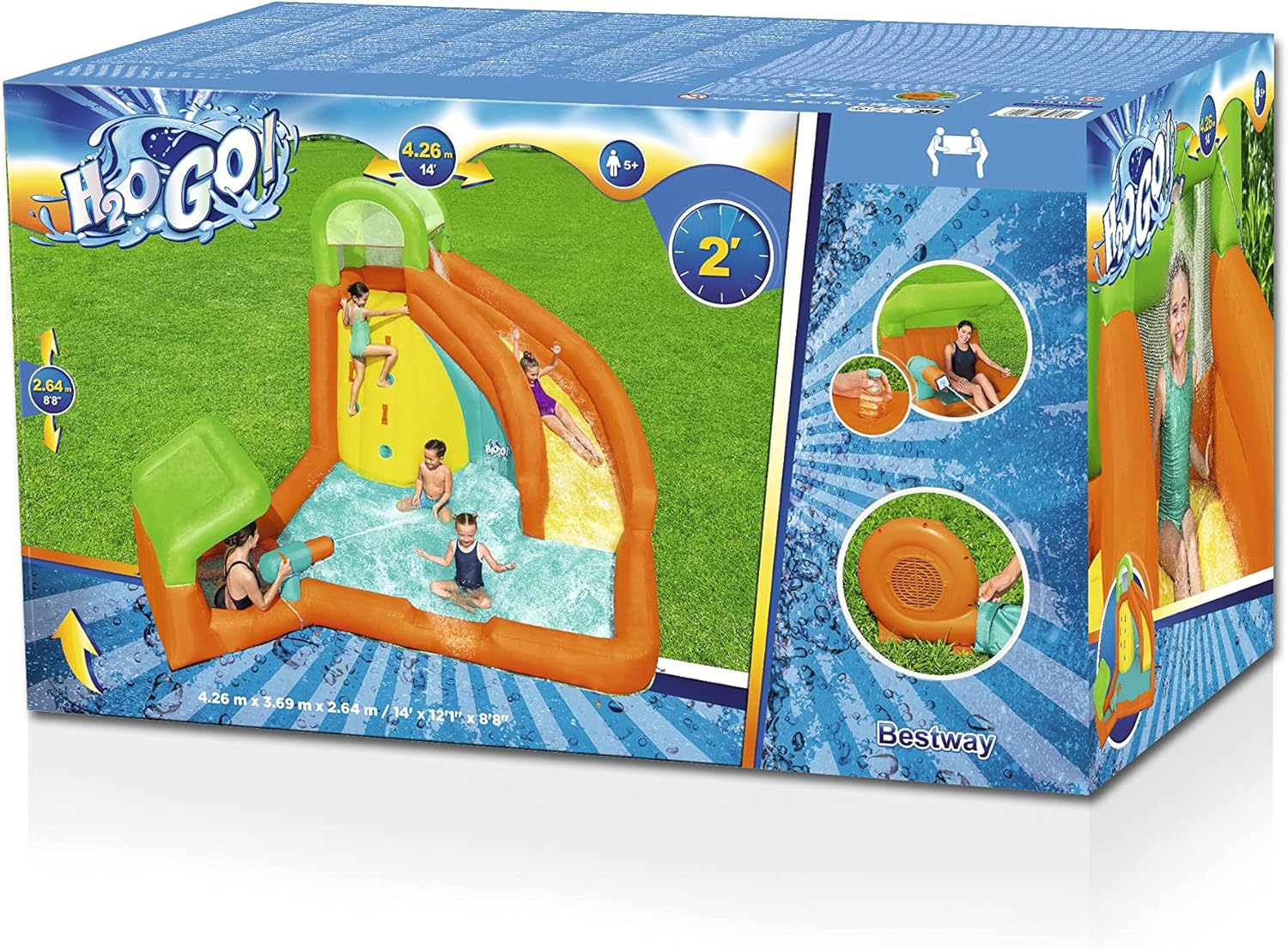 Bestway H2OGO! Canopy Cove Kids Inflatable Mega Water Park 53436 - Image 6