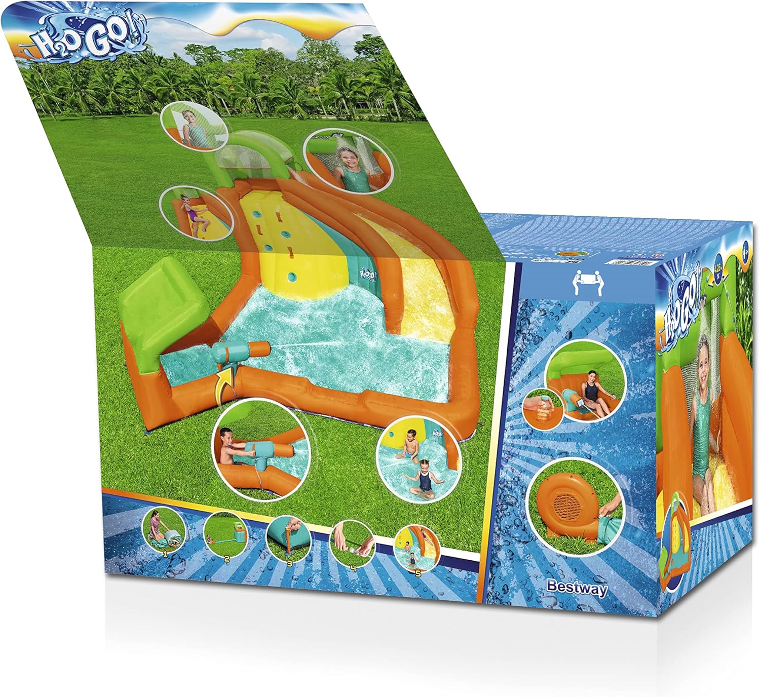 Bestway H2OGO! Canopy Cove Kids Inflatable Mega Water Park 53436 - Image 8