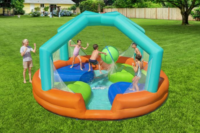 Bestway H2Ogo! Dodge & Drench Water Park 450 x 450 x 268 cm 53383 - Image 2