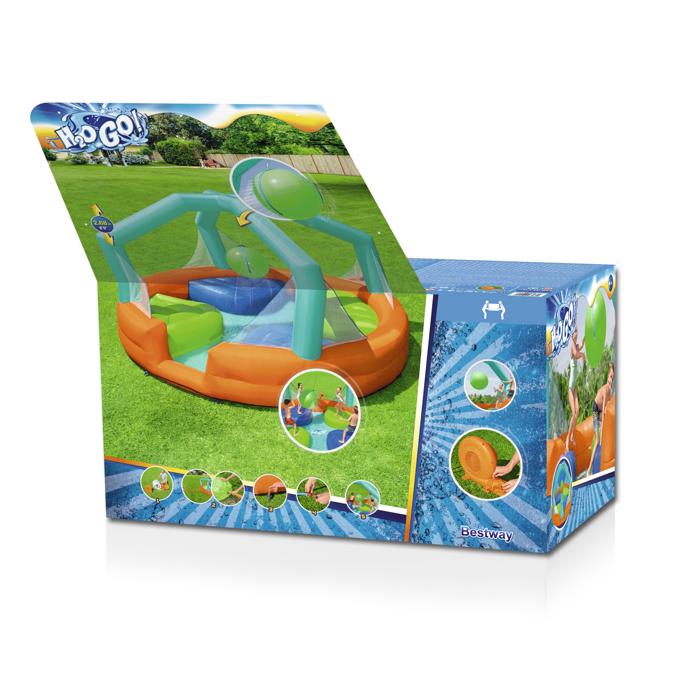 Bestway H2Ogo! Dodge & Drench Water Park 450 x 450 x 268 cm 53383 - Image 3