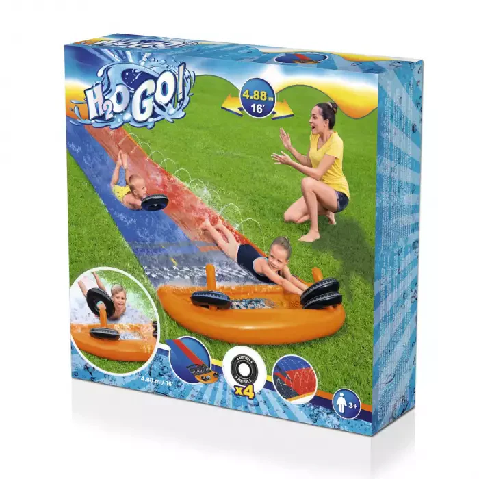 Bestway H2OGO Splashy Speedway Slide 4.88m 52391 - Image 4