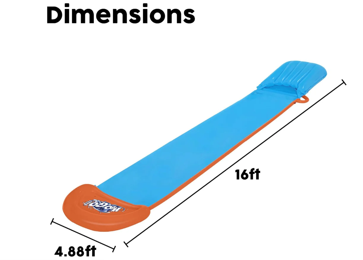 Bestway H2OGO Tsunami Splash Ramp Single Slide 4.88m 52477 - Image 2