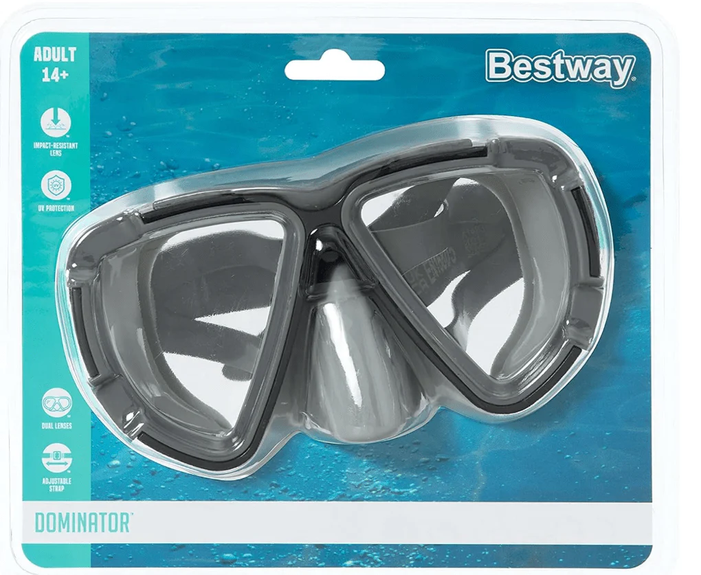 Bestway Hydro Swim Blackstripe Diving Mask 22052 - Image 3