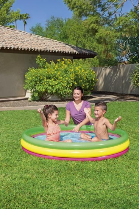 Bestway Inflatable 3-Ring Summer Set Pool 60x12 inch 51103 - Image 4