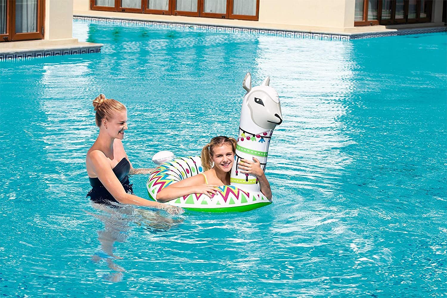 Bestway Inflatable Alpaca Shaped Swim Ring 36158 - Image 5