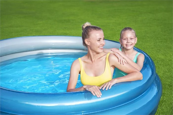 Bestway Inflatable Big Metallic 3-Ring Pool 2.01mx 53cm 51043 - Image 4
