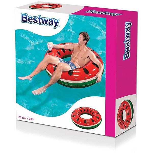 Bestway Inflatable Food Ring Pool Float 52 inch Assorted 36121 - Image 2