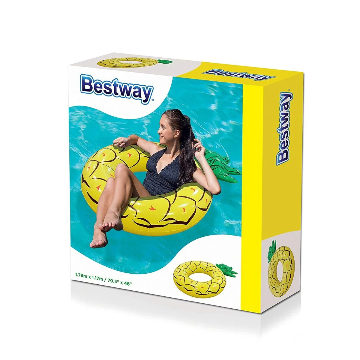 Bestway Inflatable Food Ring Pool Float 52 inch Assorted 36121 - Image 3