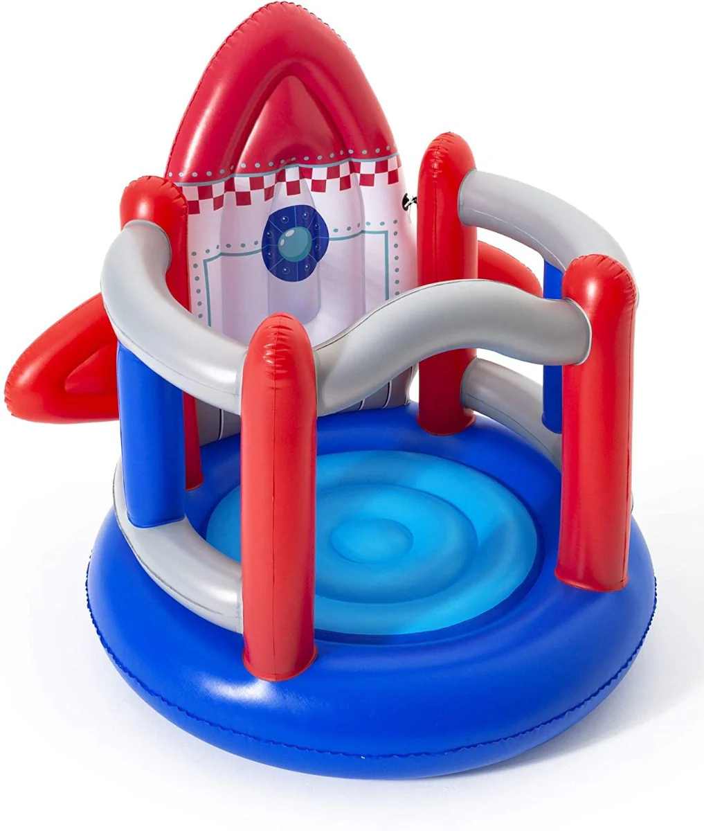 Bestway Inflatable Rocket Shaped Bouncer 1.55mx1.42mx1.45m 52286