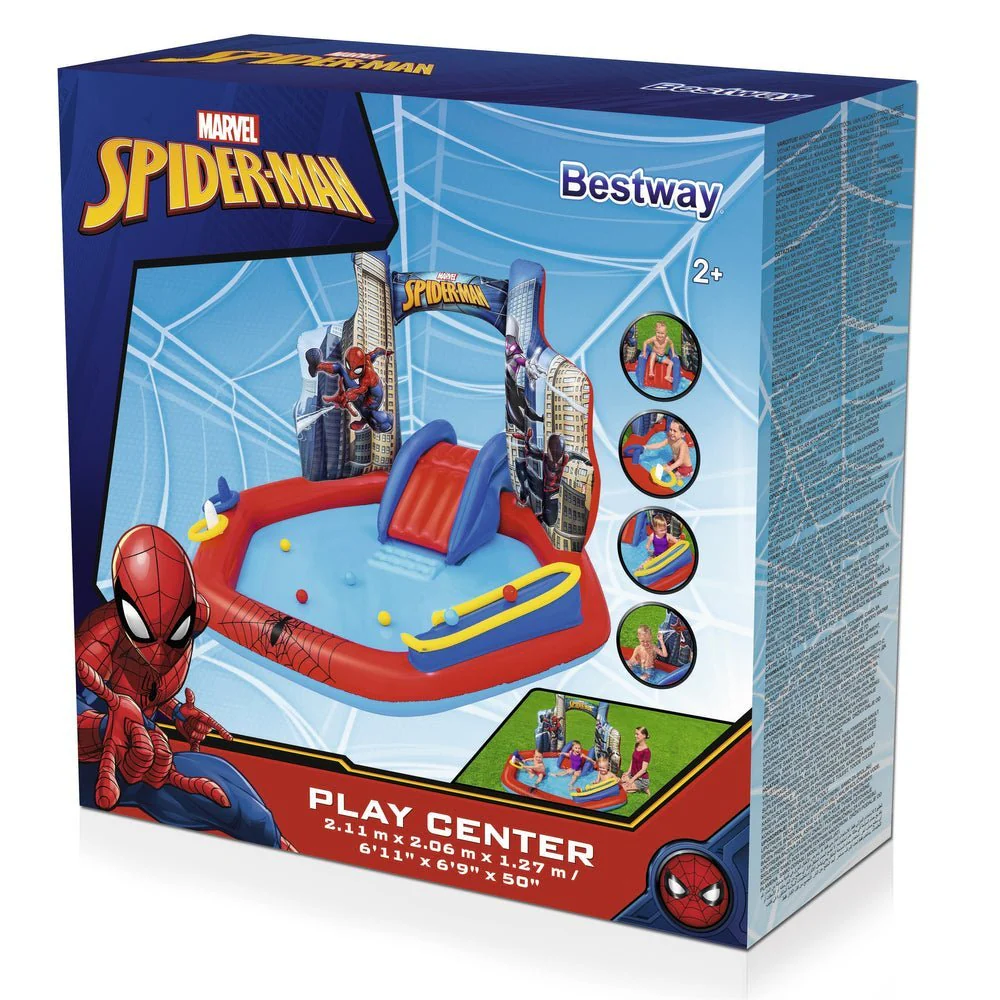 Bestway Marvel Spider-Man Inflatable Play Center 2.11mx2.06mx1.27m - Image 4