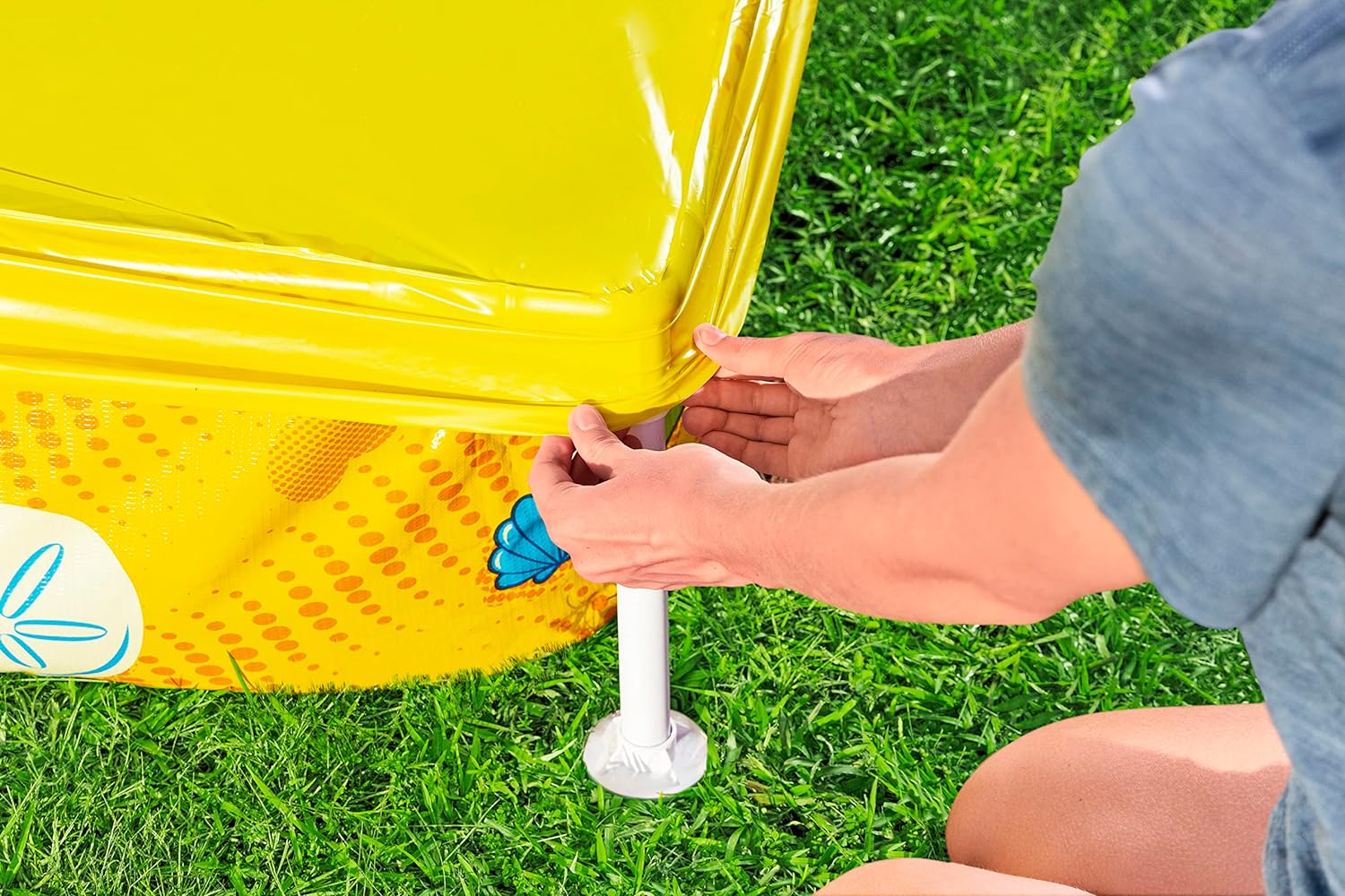 Bestway My First Frame Pool and Sandpit 2.13mx1.22mx30.5cm - Image 11