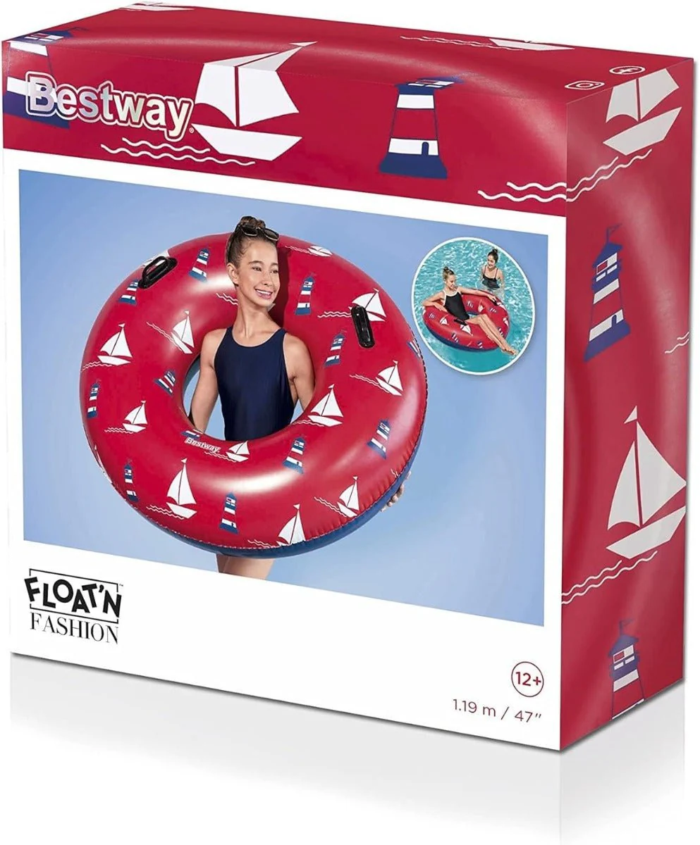 Bestway Nautical Fashion Swim Ring Asst. 47inch 36353 - Image 2