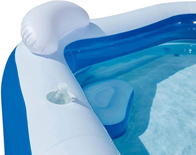 Bestway Pentagon Vinyl Family Fun Pool 2.13mx2.06mx69cm 54153 - Image 5