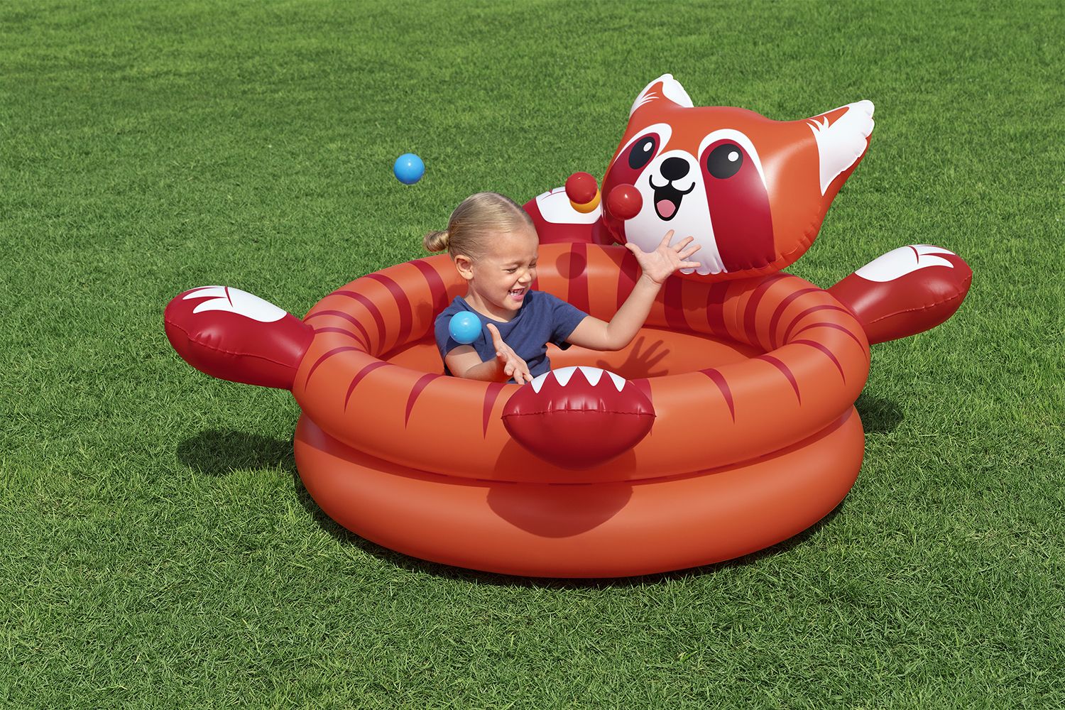 Bestway Playful Red Panda Ball Pit 107cm x 94cm x 58cm 52702 - Image 5
