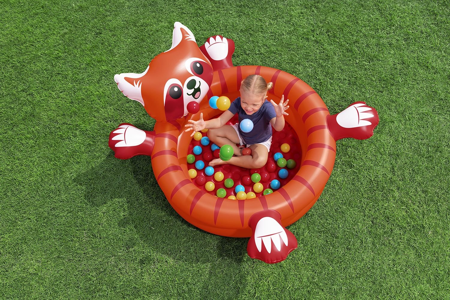 Bestway Playful Red Panda Ball Pit 107cm x 94cm x 58cm 52702 - Image 6