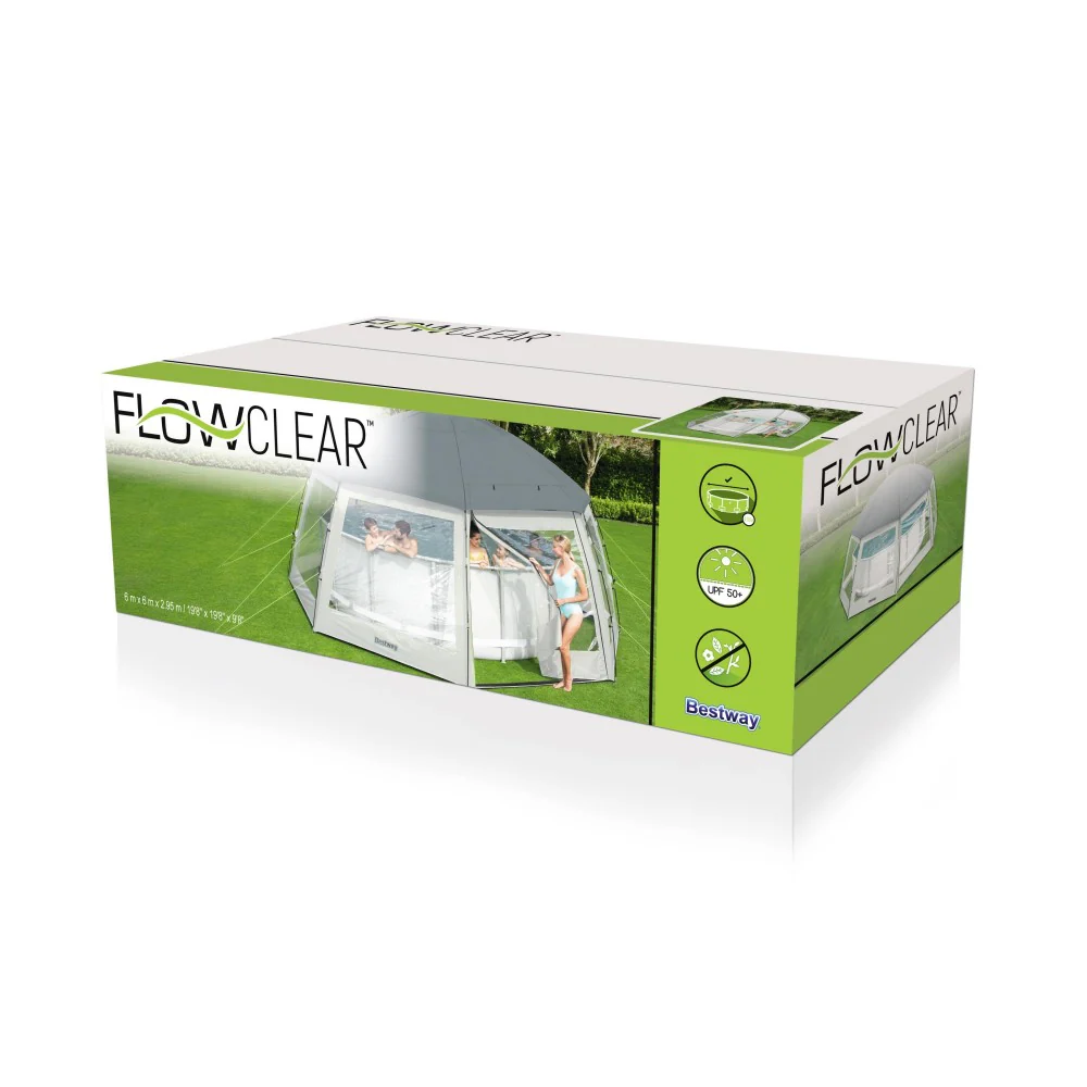 Bestway Pool Covering Pool Dome 6mx6m2.95m 58612 - Image 3
