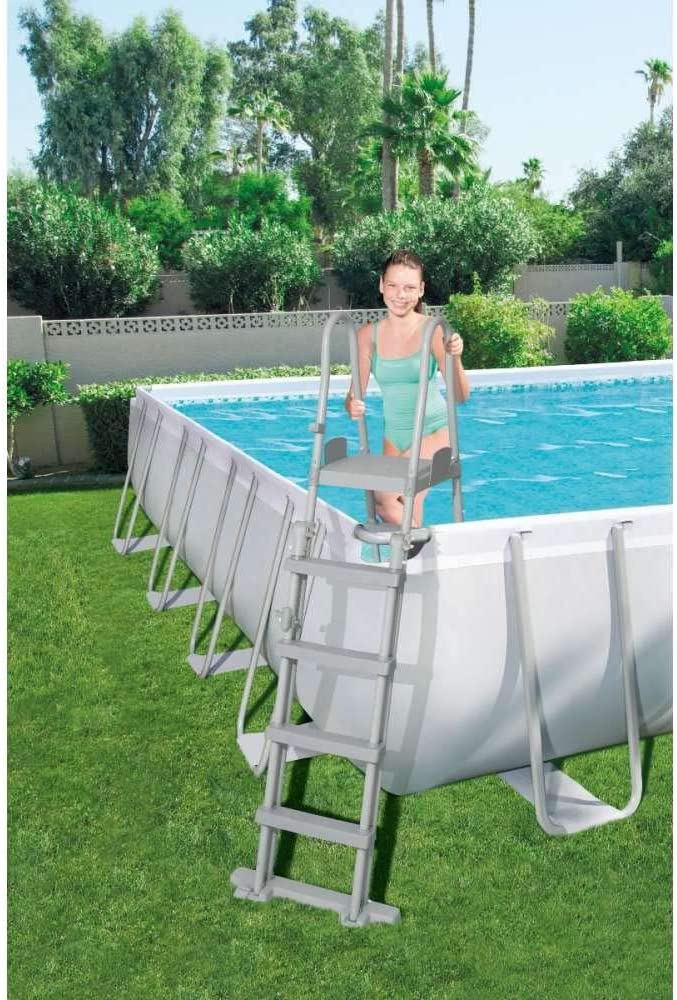 Bestway Power Steel Above Ground Rectangular Frame Pool 9.56mx4.88mx1.32m 56623 - Image 4
