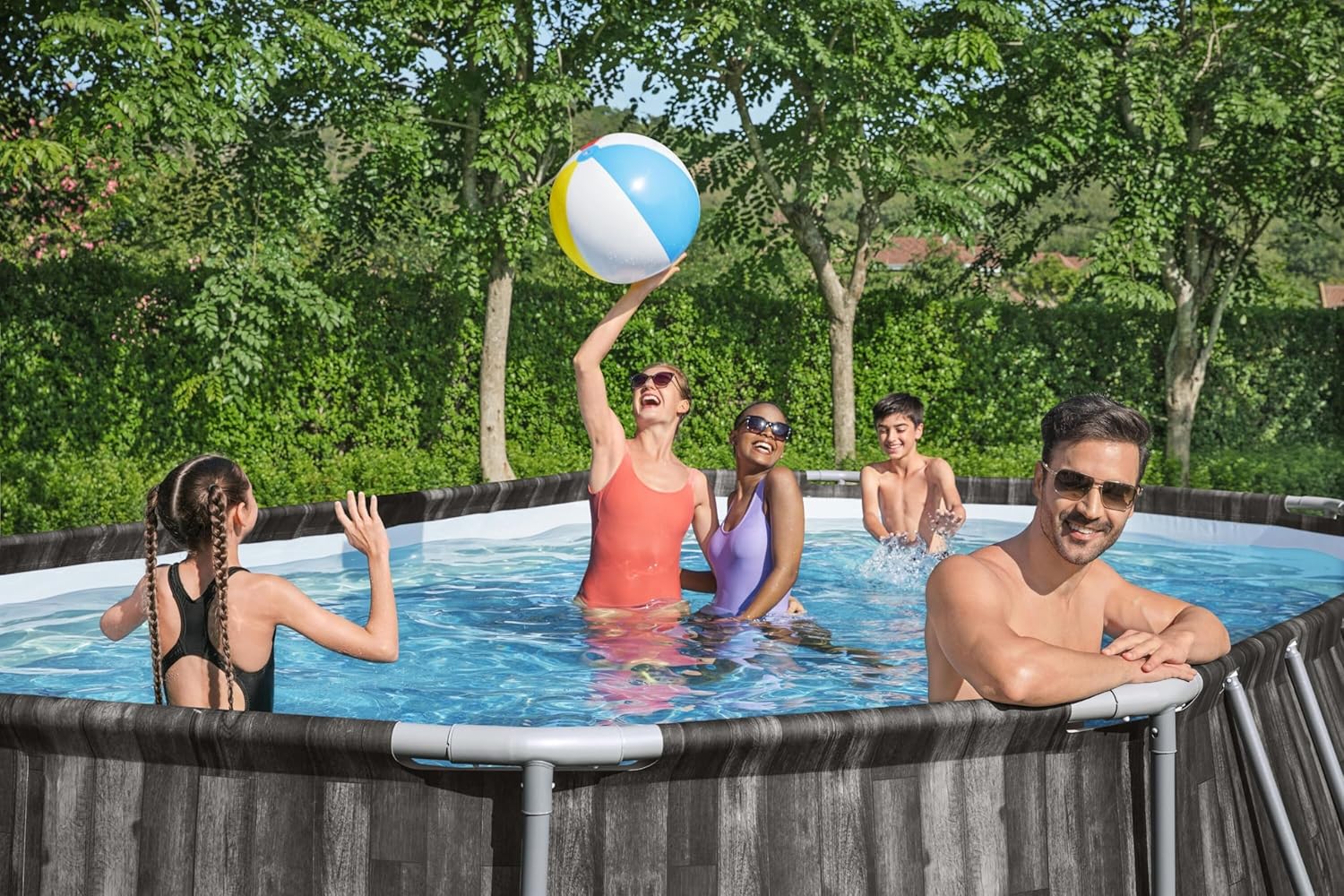 Bestway - Power Steel Oval Pool 6.10x3.66x1.22m 5611R - Image 9