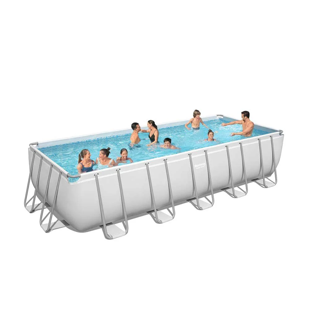 Bestway Power Steel Rectangular Above Ground Pool 640 x 274 x 132cm 5612B