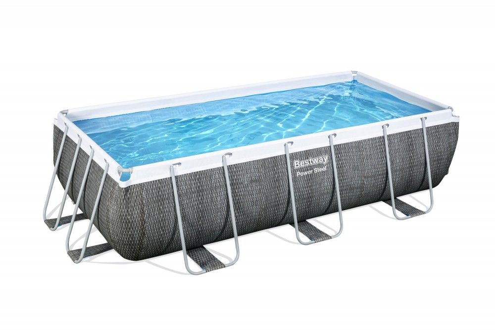 Bestway Power Steel Rectangular Pool Set 4.04m x 2.01 56721