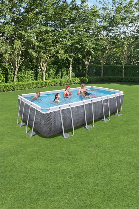 Bestway Power Steel Rectangular Pool Set 5.49mx2.74mx1.22m 56998 - Image 4
